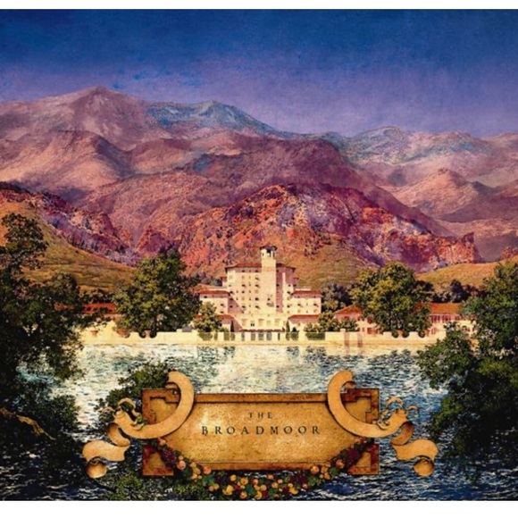 Two mugs included. THE BROADMOOR HOTEL Colorado Springs resort Maxfield Parrish. - Picture 6 of 6
